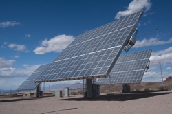 Solar concentrators, courtesy Amonix